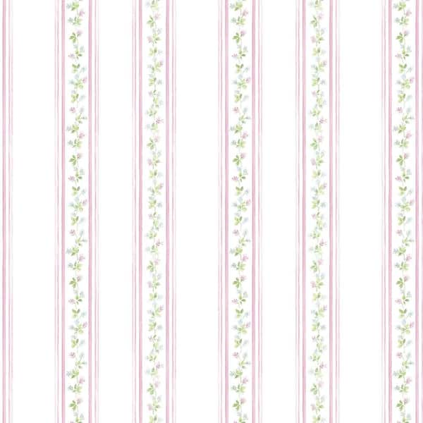Norwall Lilac Stripe Vinyl Roll Wallpaper (Covers 56 sq. ft.)