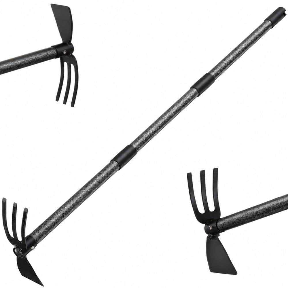 2-in-1 Heavy Duty Dual-Head Garden Hoe and Cultivator with Adjustable 31 to 45 in. Long Metal Handle price history on PriceWatchPro