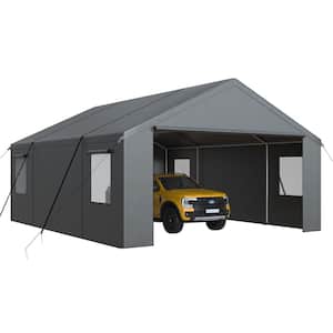 AirWire 13 ft. W x 25 ft. D Heavy-Duty Carport Canopy with