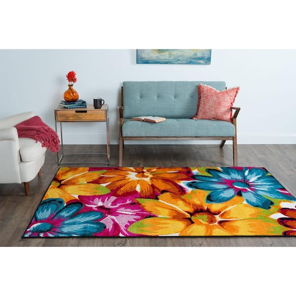 Symphony Abstract Multi-Color 4 ft. x 6 ft. Indoor Area Rug