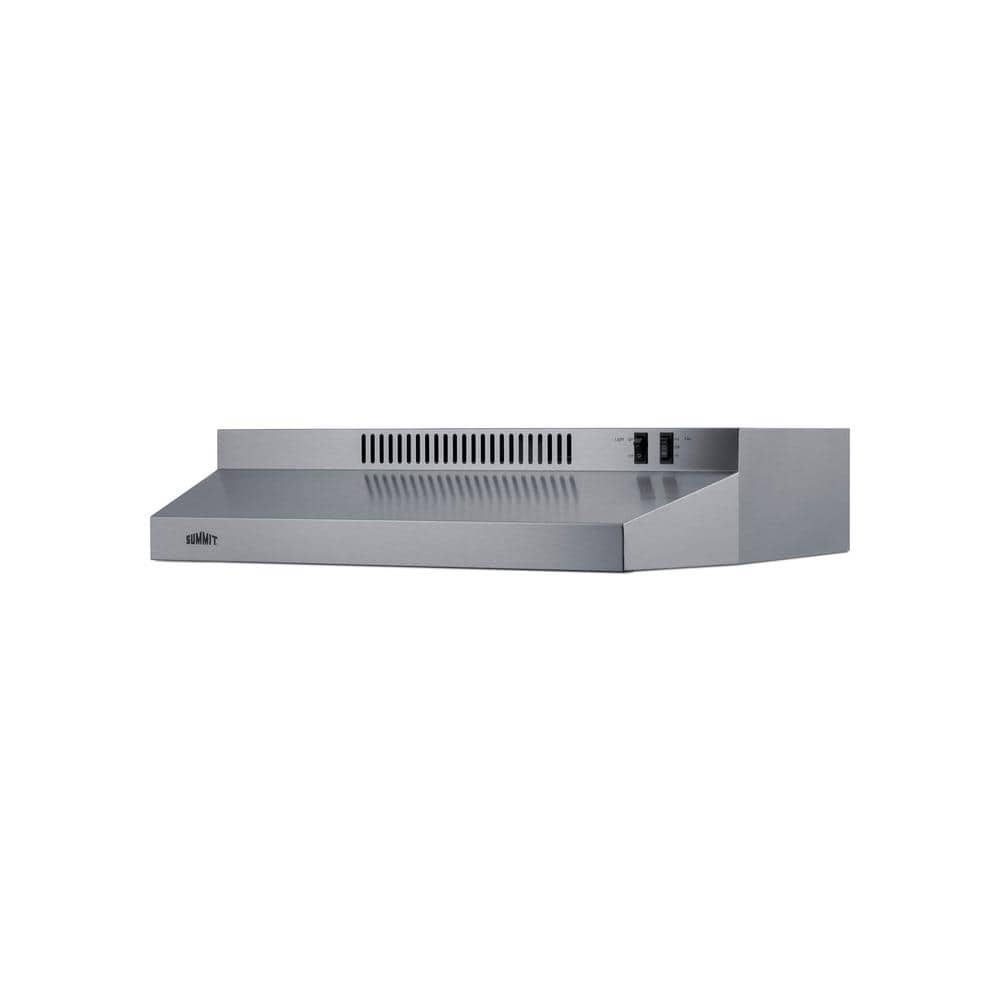 Summit 24" Stainless Steel Convertible Under Cabinet Range Hood
