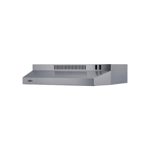 Broan-NuTone RL6200 Series 24 in. Ductless Under Cabinet Range Hood with  Light in Stainless Steel RL6224SS - The Home Depot