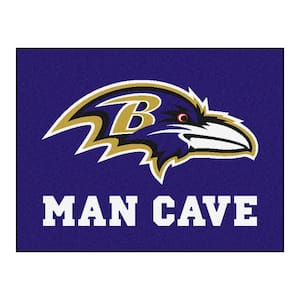 Baltimore Ravens Purple Man Cave 3 ft. x 4 ft. Area Rug