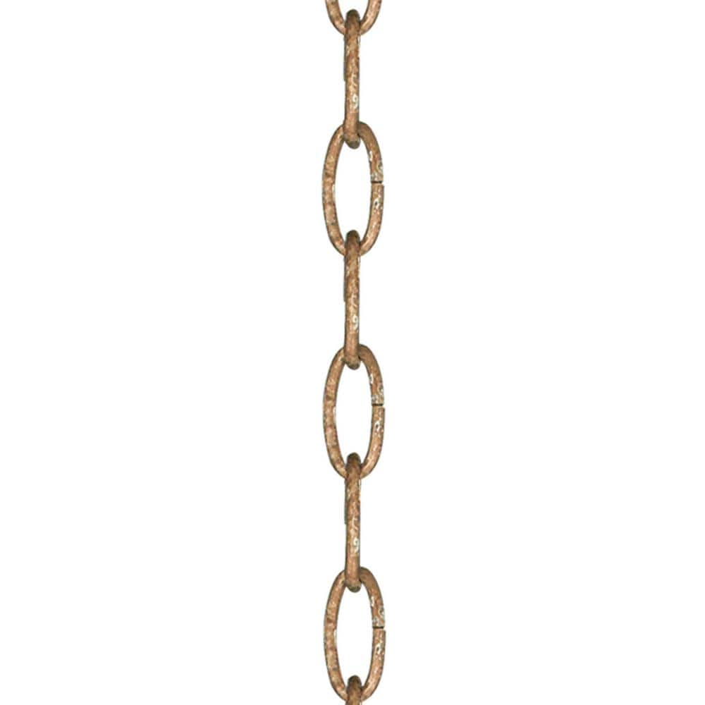 European Bronze Extra Heavy Duty Decorative Steel Chain, 144 inches