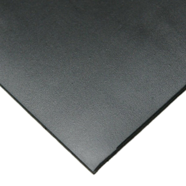 Rubber-Cal Neoprene 1/4-in T x 4-in W x 36-in L Black Commercial 60A Durometer Rubber Sheet | 30-S60-250-004-036