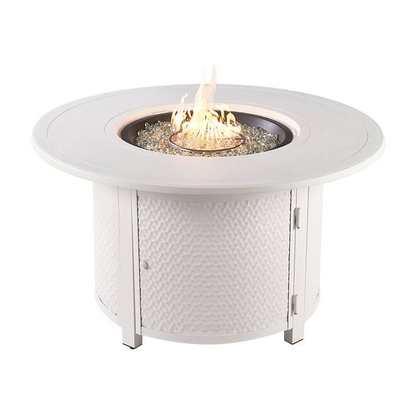 Oakland Living Matera 44 in. Round Propane Fire Pit Table
