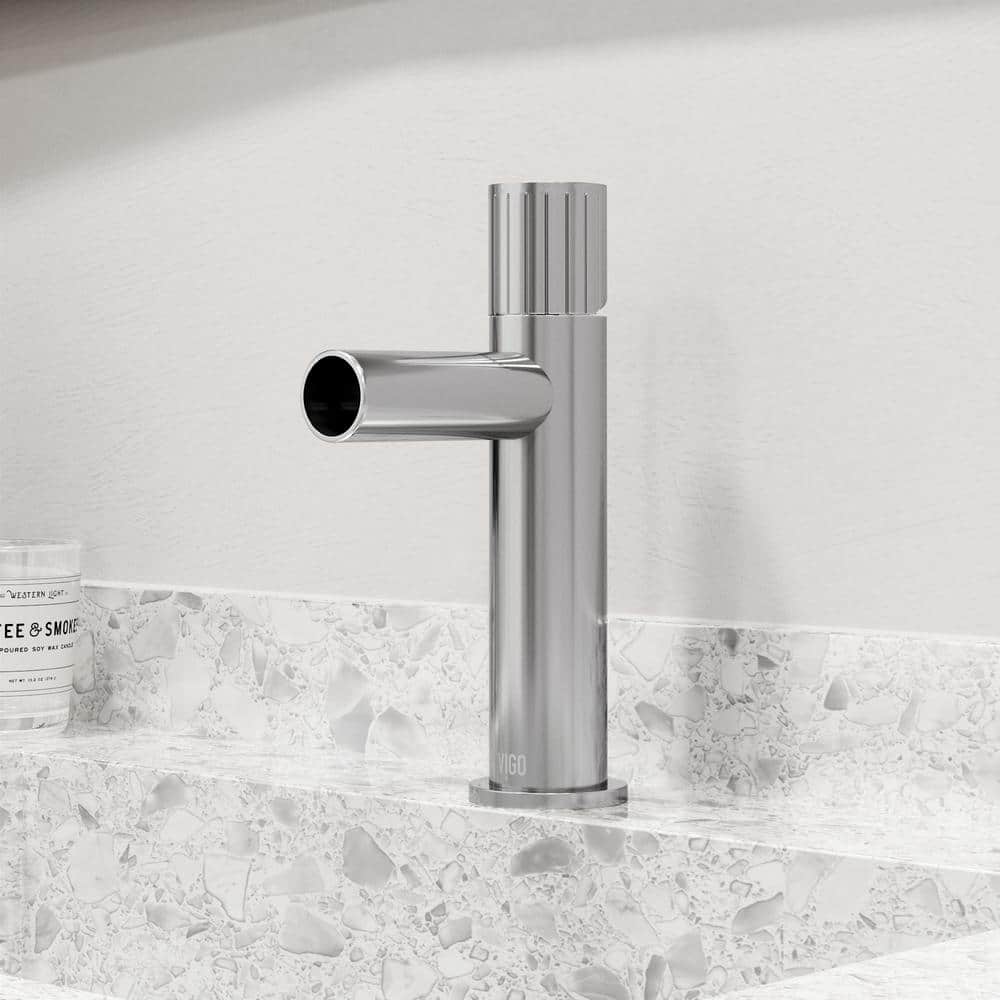 Ashford Chrome High Arc Single Hole Bathroom Faucet