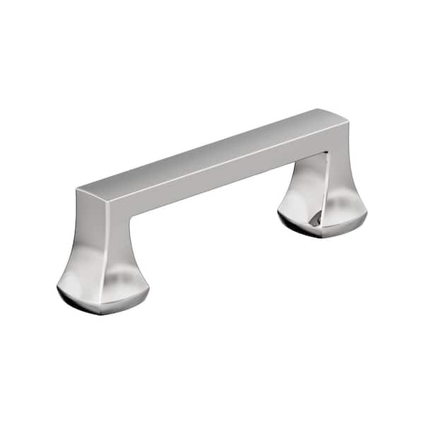 Amerock Hybridize 3 in. Modern Polished Chrome Bar Cabinet Pull