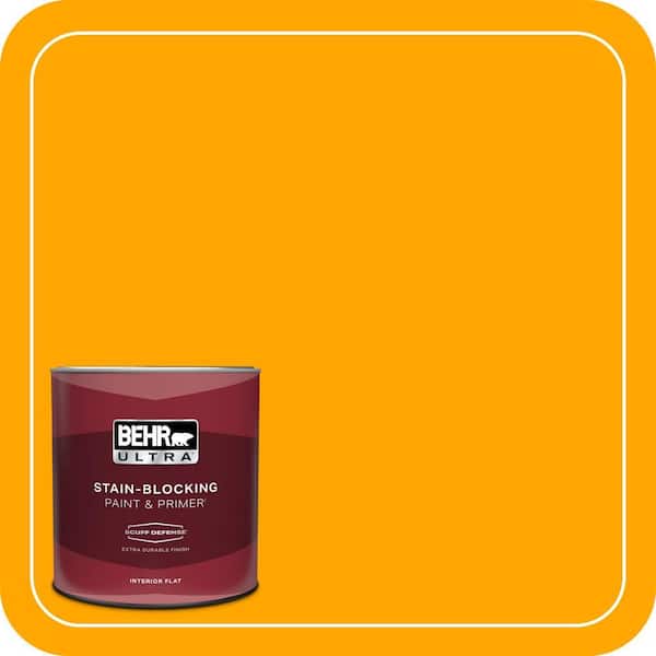 BEHR ULTRA 1 qt. #S-G-330 Instant Delight Extra Durable Flat Interior Paint & Primer