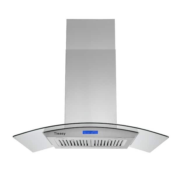 36 Wall Mount Range Hood Stainless Steel Touch Control 700 CFM w/LED  Sliver New
