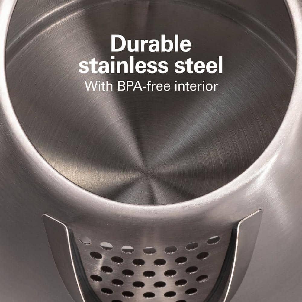 Hamilton Beach 1.7L Silver Stainless Steel Electric Tea Kettle