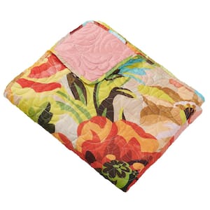 Senna Harvest Farmhouse 50 in. x 60 in. Microfiber Throw Blanket