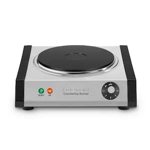Single Burner 7.5 in. Cast Iron Hot Plate with Temperature Control