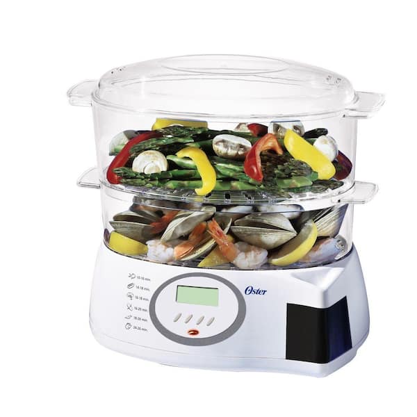 Oster 6.1 qt. Digital Food Steamer in White