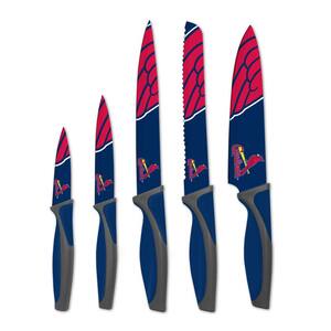 MLB St. Louis Cardinals 5-Piece Kitchen Knives