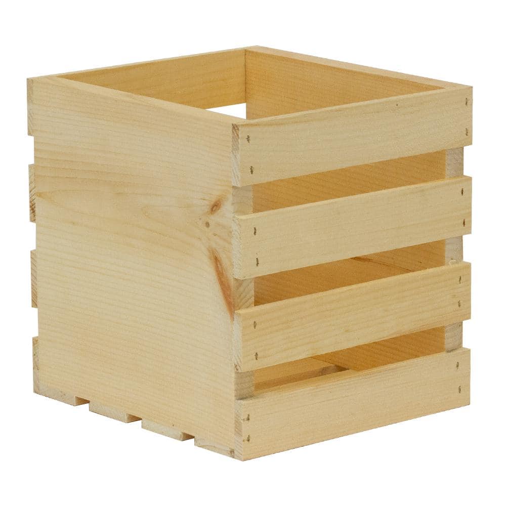 Reviews for Crates & Pallet Crates and Pallet 9 in. x 9.5 in. x 9.5 in. Square Wood Crate