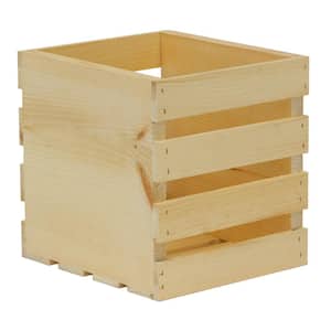 Handmade Wooden Crates 12.8 x 18.7 x 14.2 inches