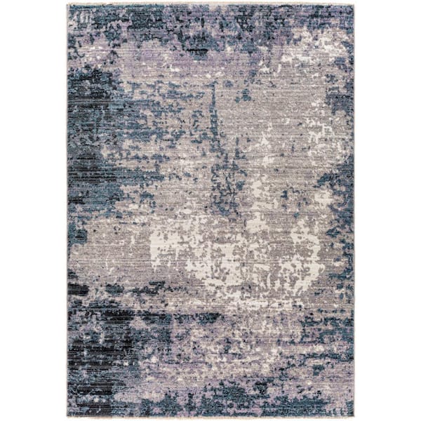 Artistic Weavers Babel Slate Modern 5 ft. x 8 ft. Indoor Area Rug