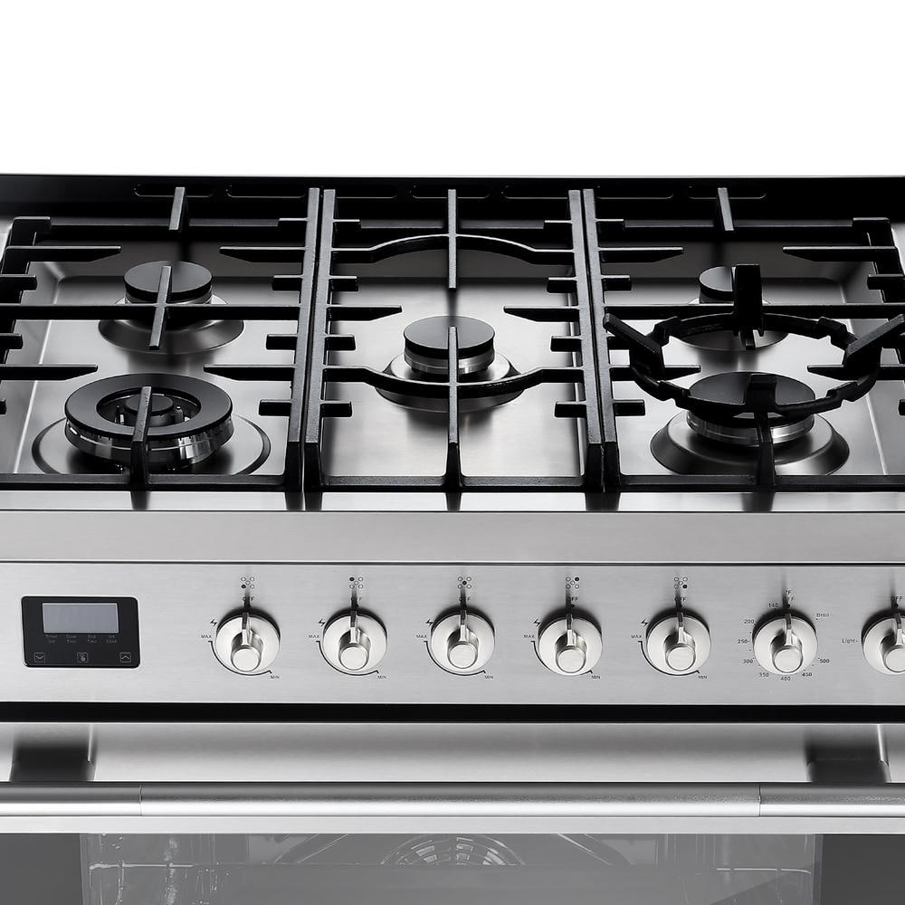 Empava 30" Stainless Steel Convection Gas Range with 5 Burners
