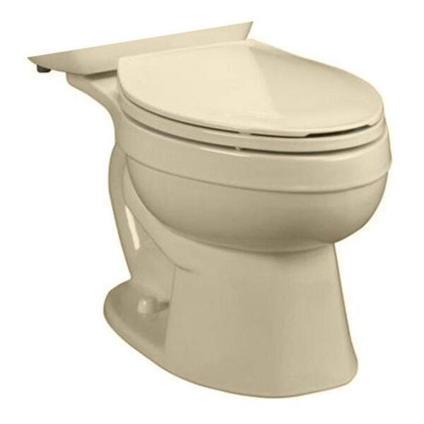 American Standard Titan Pro Right Height Elongated Toilet Bowl Only in Bone-DISCONTINUED