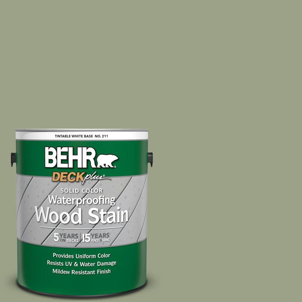 1 gal. #SC-132 Sea Foam Solid Color Waterproofing Exterior Wood Stain
