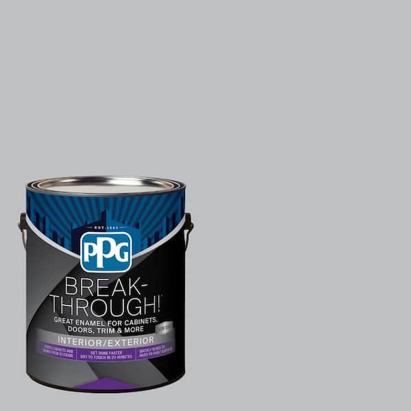 1 gal. PPG1013-3 Whirlwind Satin Door, Trim & Cabinet Paint