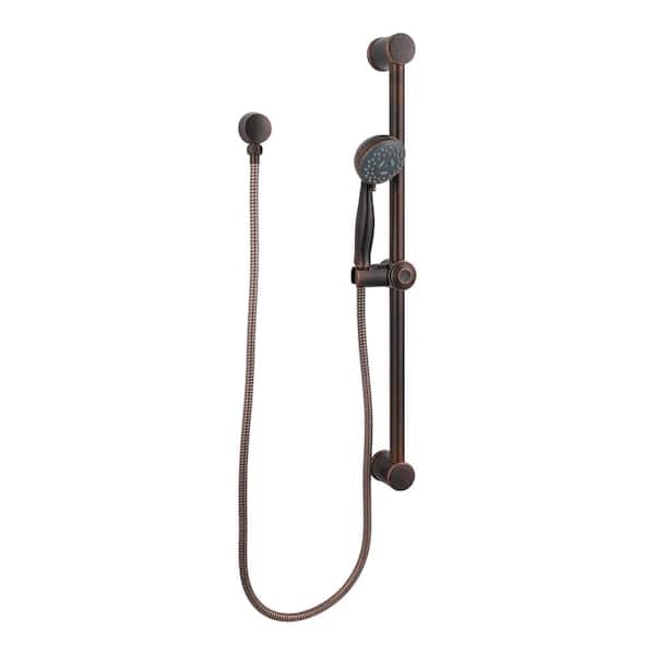 Pfister Pfirst 3-Spray Round Wall Bar Shower Kit with Hand Shower in Rustic Bronze
