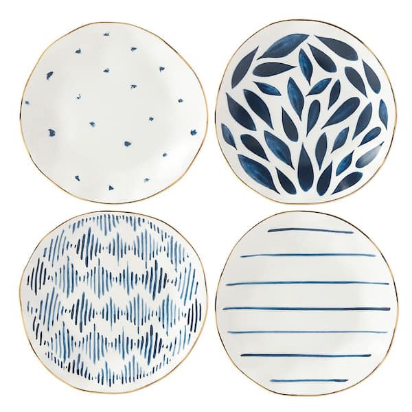 Blue Bay White Tidbit Plate (Set of 4)
