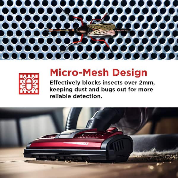 Hardwired Interconnected Photoelectric Smoke Detector With 120V AC & 9V Battery Backup - UL217 Listed