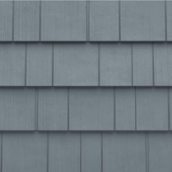 Ply Gem Cedar Dimensions Double 7 in. 0. 100 in. Polypropylene Single Panel 4 ft. 6 in. - Woodgrain Wedgewood CEDAR7 390