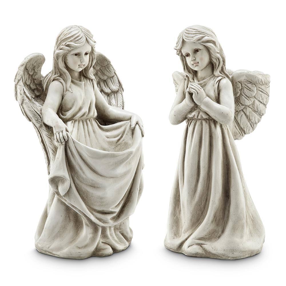 Cherub Angel Pair Garden Statue 85006 - The Home Depot