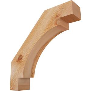 4''W x 18''D x 18''H Merced Rough Sawn Knee Brace, Western Red Cedar