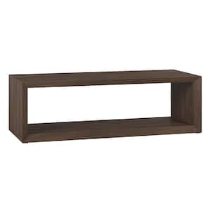 Osmond 58 in. Alder Brown Rectangle MDF Top Coffee Table