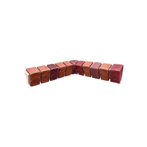 16 in. x 3 in. x 3.75 in. Multi-Color Brick Veneer Siding Inside Corner Ledger
