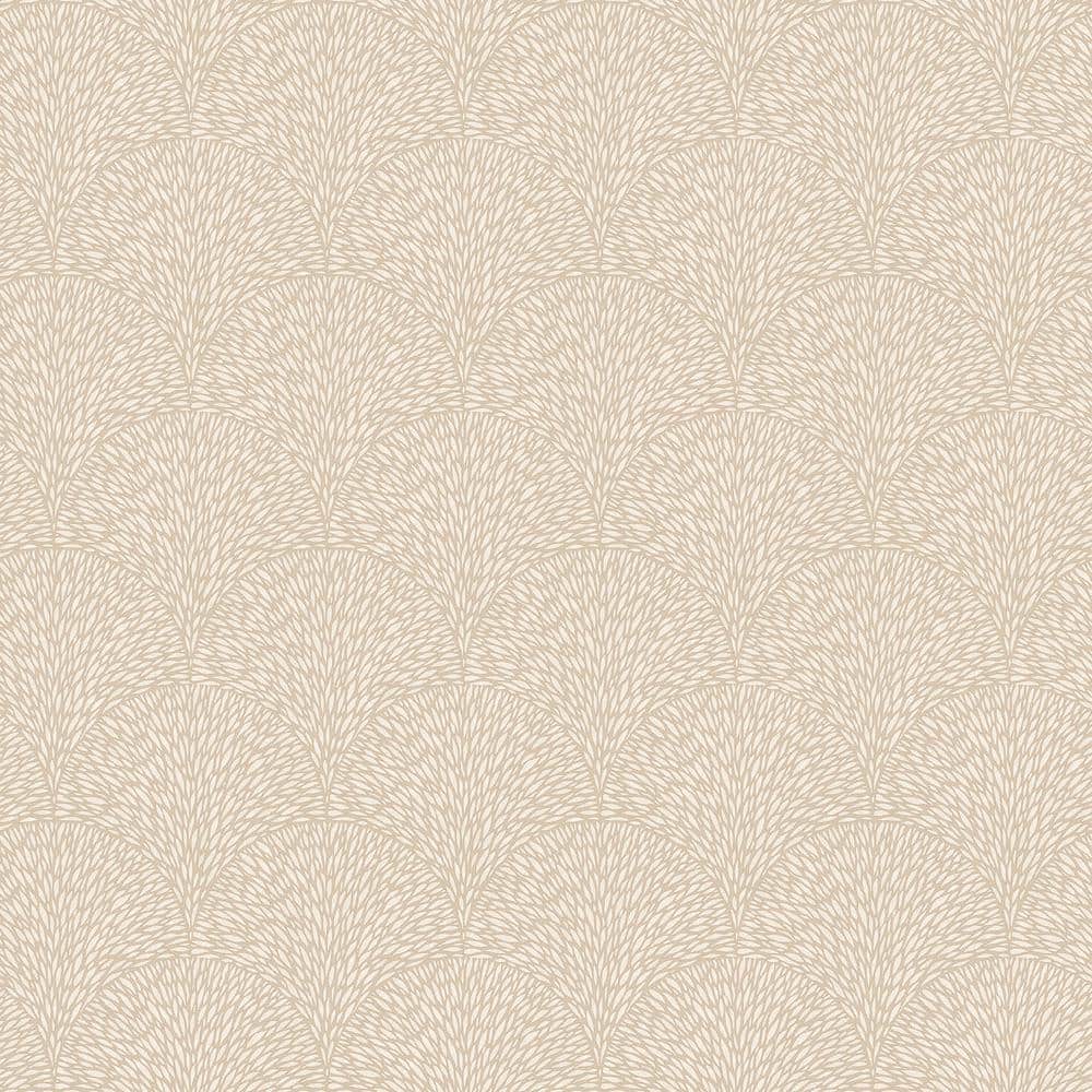 TexStyle Collection Beige Hedgehog Satin Finish Non-Pasted on Non-Woven Pap