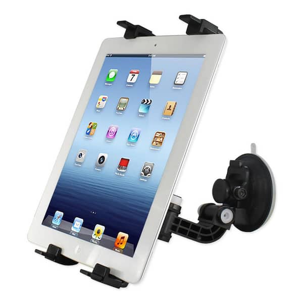 PHONE HOLDER FOR CAR (SUCTION ON GLASS) CLIP IPAD BLACK - Home Depot