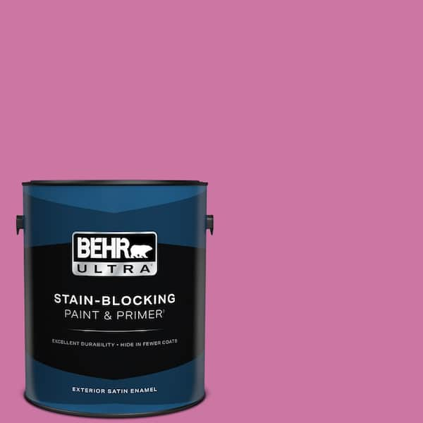 BEHR ULTRA 1 gal. #P120-4 Heart Breaker Satin Enamel Exterior Paint & Primer