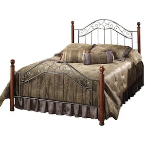 Martino Silver King Bed with Bed Frame