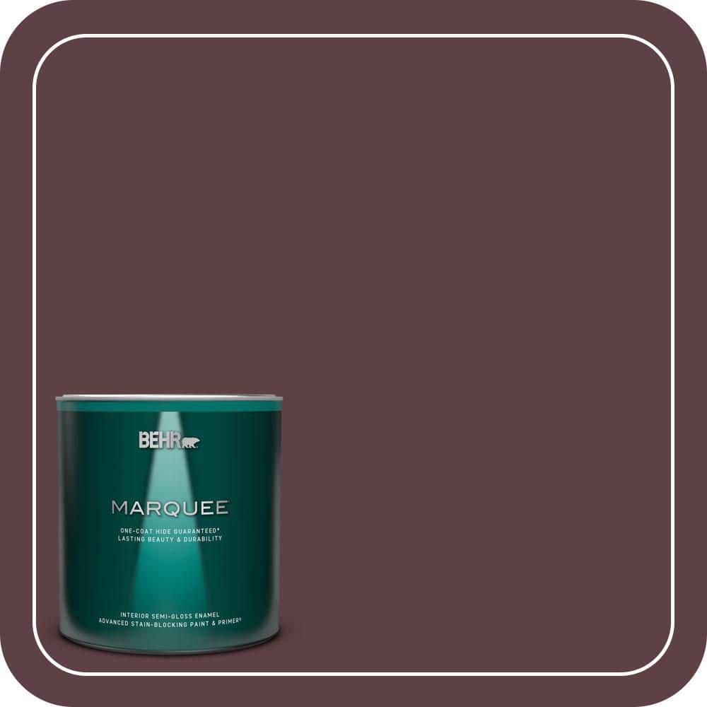 1 qt. #MQ1-49 Raspberry Truffle One-Coat Hide Semi-Gloss Enamel Interior Paint & Primer price history on PriceWatchPro