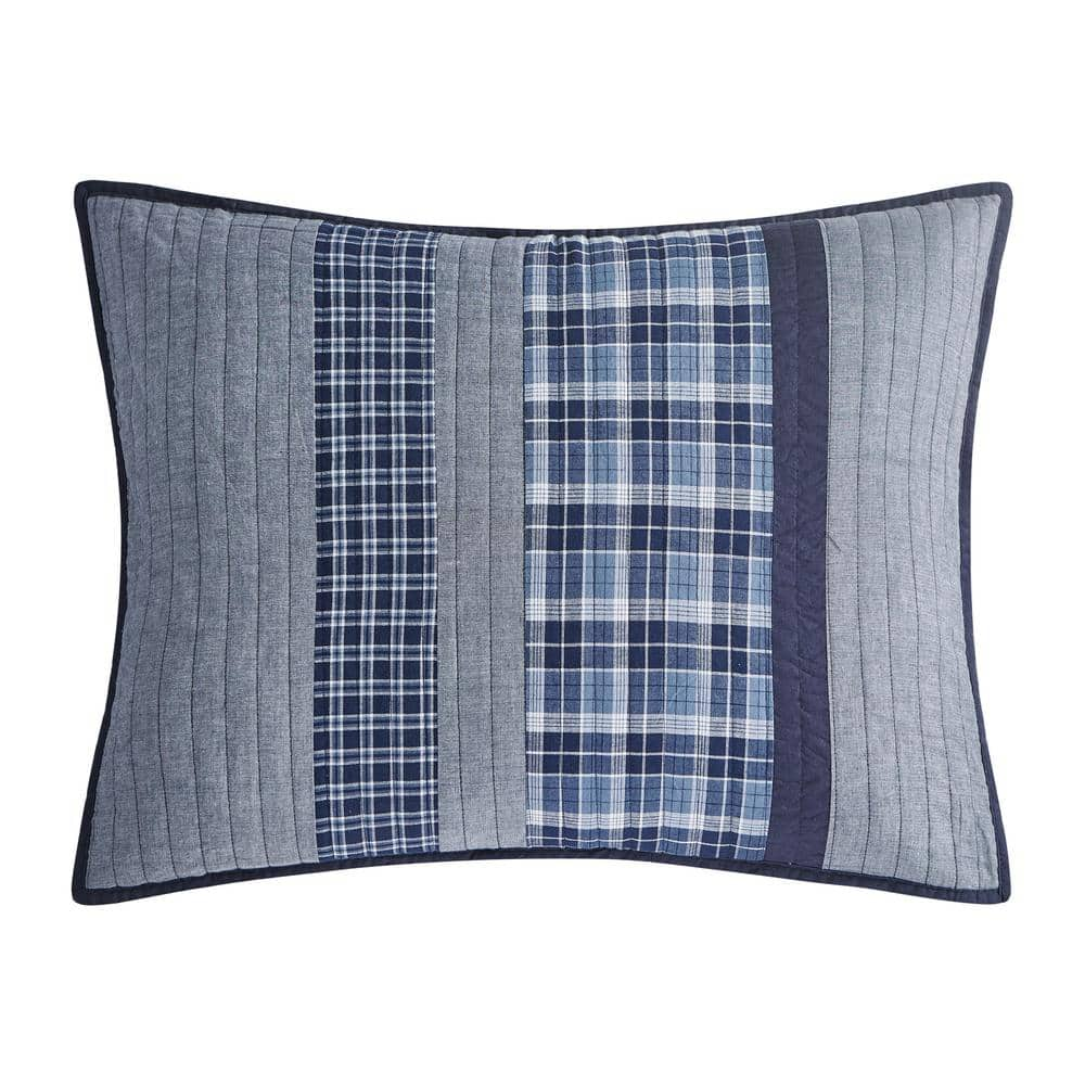 Nautica Adelson Cotton Navy Standard Sham