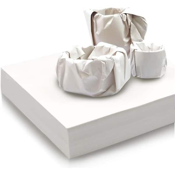 12 x 12 in. Packing Paper 100-Sheets for Fragile China Glasses Small Artworks White Wrapping Box Filler Shipping
