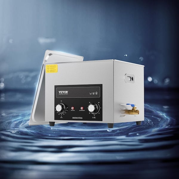 15L Ultrasonic Cleaner with Heater Timer and Basket, Professional Digital Sonic Cavitation Machine, 360-Watt