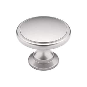 Mont-Royal Collection 1-3/4 in. (44 mm) Vintage Brushed Nickel Round Cabinet Knob