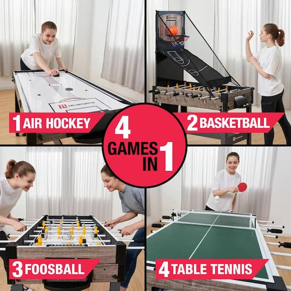 48” 4 in 1 Combo Games Table