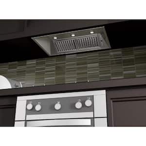 40 in. 700 CFM Ducted Range Hood Insert with Remote Blower in Stainless Steel