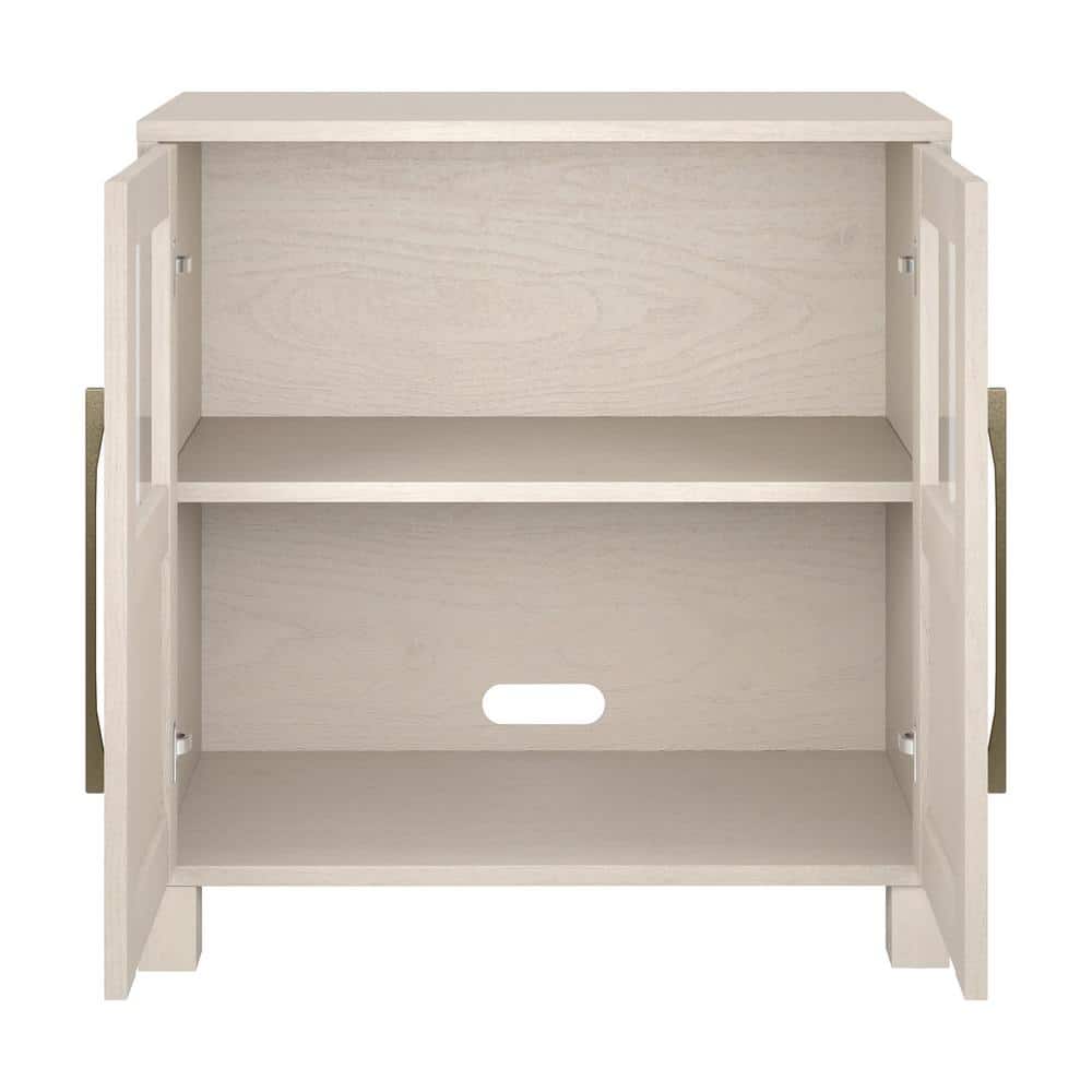 Alder White 28" Adjustable Shelving Accent Cabinet