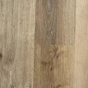Take Home Sample - HydroStop Natural Oak 7 in. x 6 in. Floor and Wall DIY Rigid Core SPC Click Floating Vinyl Plank