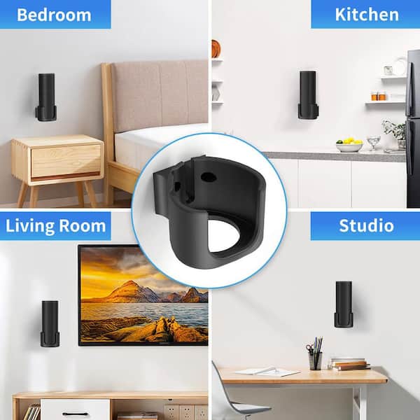 EMAQUIN Wandhalterung Paar(2 Stück) Für Sonos Roam 2/Sonos Roam/Roam SL Lautsprecher(Kompatibel Mit Sonos Roam 2/Roam/Roam SL,Wandhalterung-Paar,Schwarz - View #9