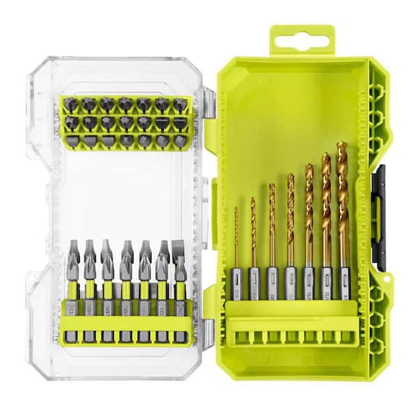 Drill & Drive Set with Titanium Bits and Drive Bits (42-Pieces)