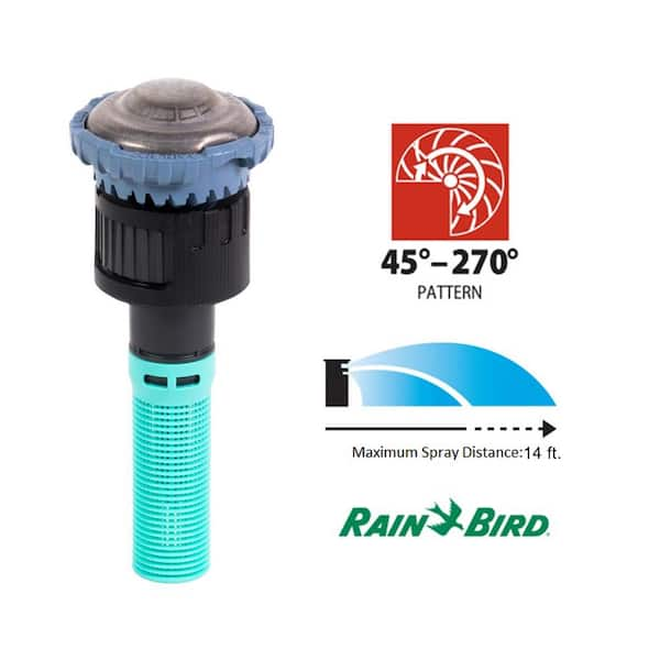 Rotary Sprinkler Nozzle, 45-270 Degree Pattern, Adjustable 8-14 ft.